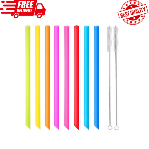 Jumbo reusable smoothie straws - jumbo,