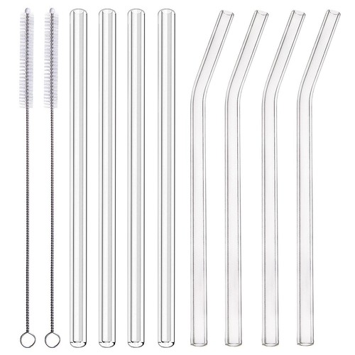 Pack reusable glass drinking - 8,