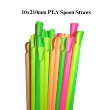 Spoon straw PLA Biodegradable