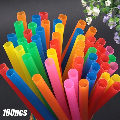100pcs wide smoothie straws - smoothie,