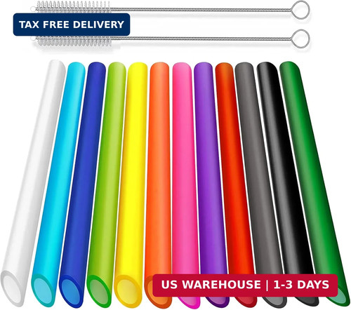 Jumbo reusable smoothie - smoothie, straws
