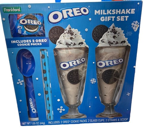 Oreo milkshake gift set - milkshake, w/