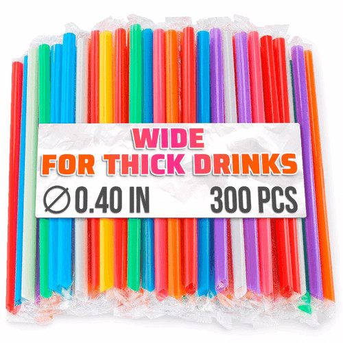 Large pack 300 boba - boba, straws