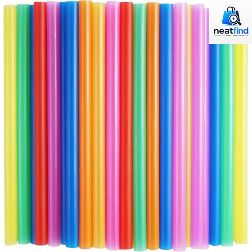 Jumbo plastic straws 100 - straws,