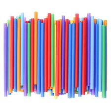 140 Pack Smoothie Straws, 8.25