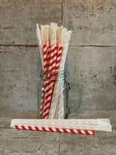 140 Paper Straws for Milkshake