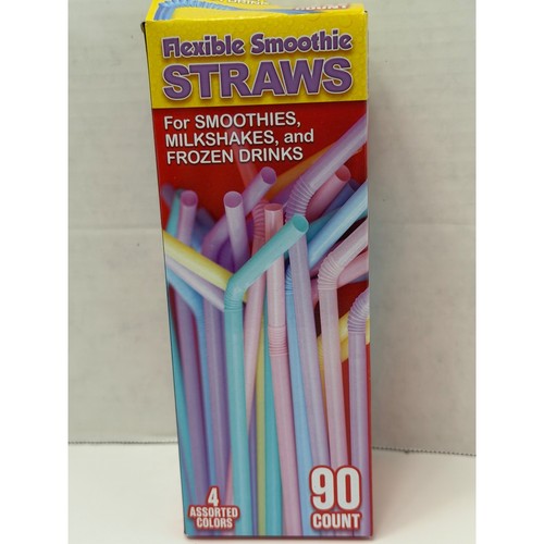 Flexible smoothie straws - flexible,
